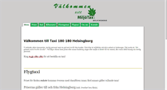 Desktop Screenshot of helsingborgtaxi.nu