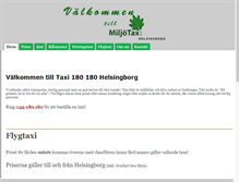 Tablet Screenshot of helsingborgtaxi.nu